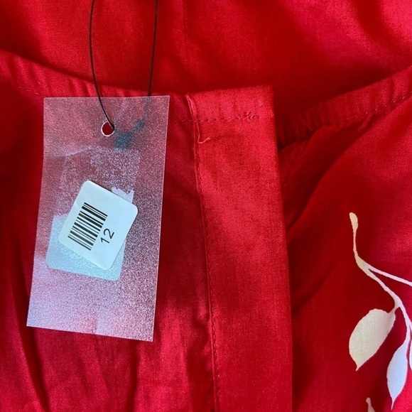 𝅺parory Floral Blouse 12 NWT - Picture 3 of 3